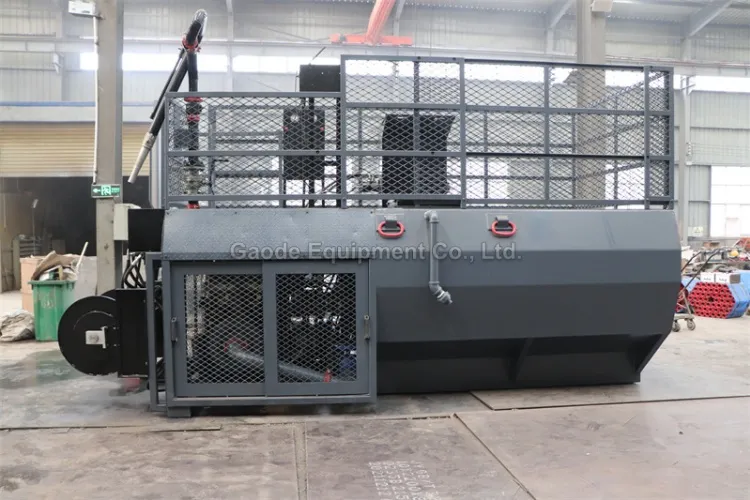 Gaodetec GHS0551 5000L hydroseeder for slope vegetation recovery